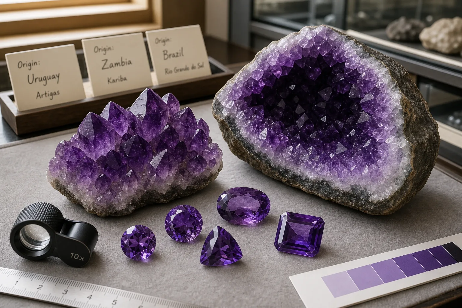 Amethyst Origin Guide: How Source Impacts Price (Uruguay, Brazil, Zambia)