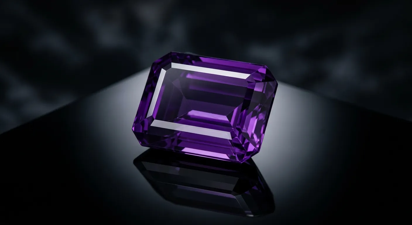 High-clarity Uruguayan amethyst specimen