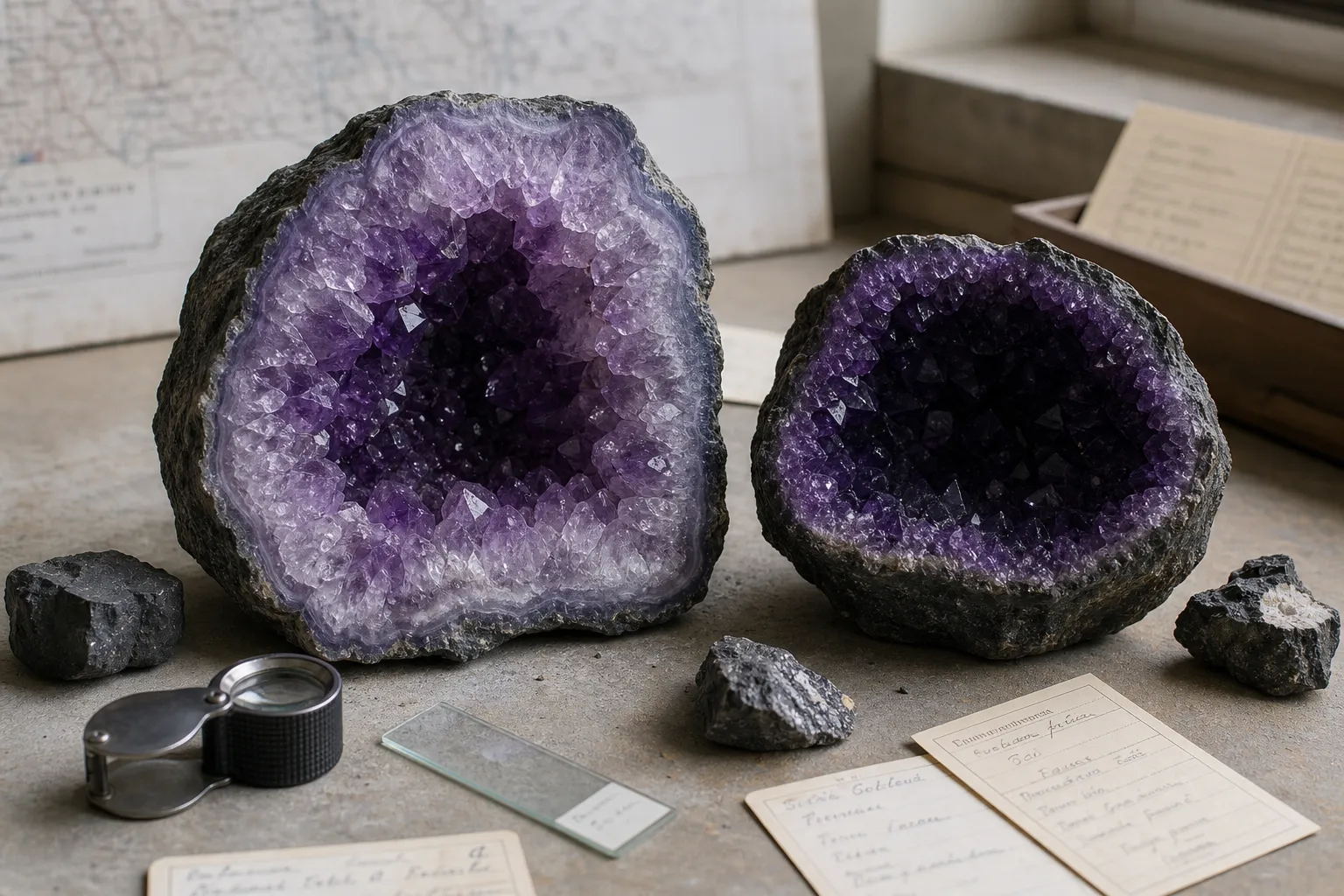 Brazilian vs. Uruguayan Amethyst: A Geochemical Comparison Guide