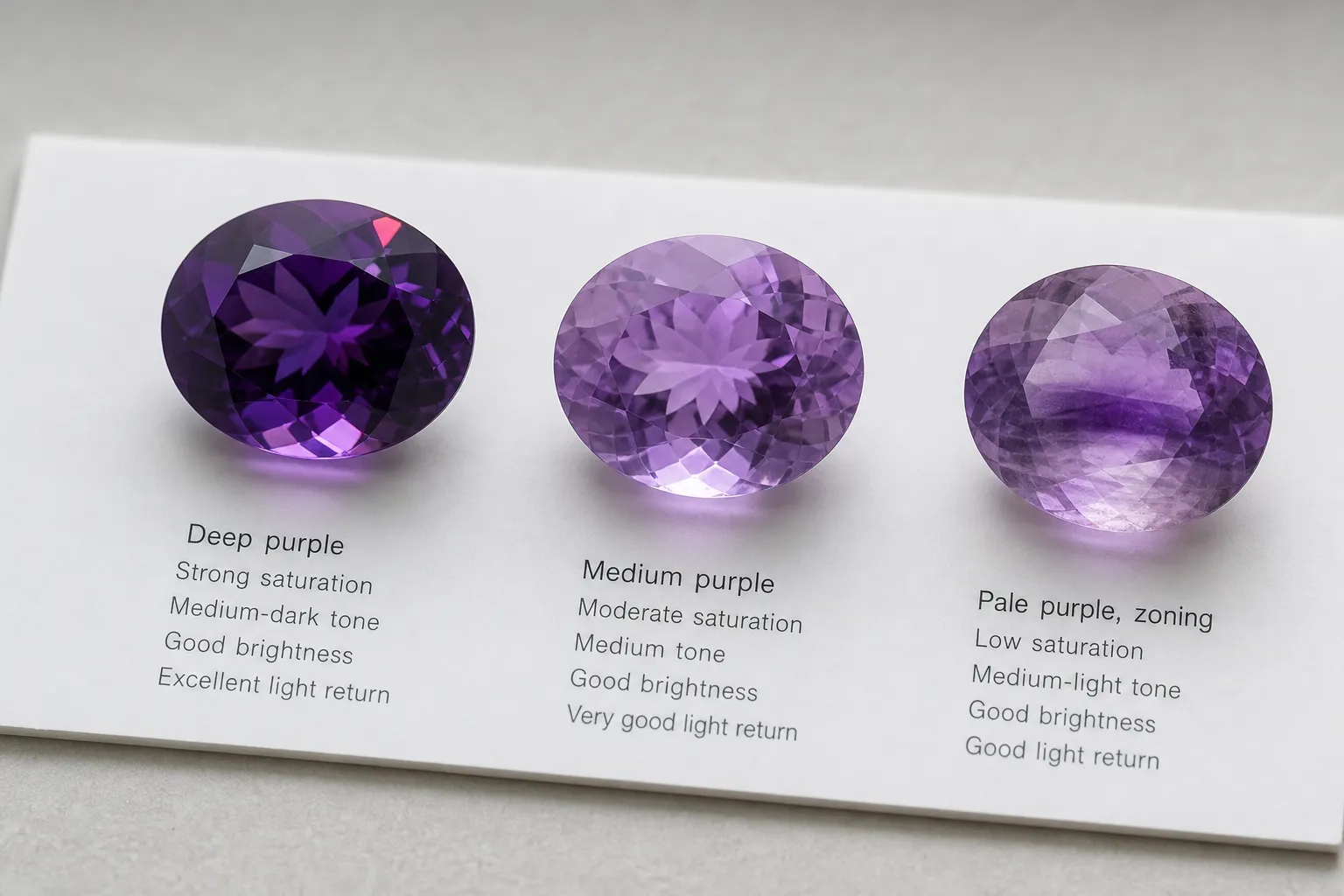 Understanding Amethyst Color Grades: From Deep Siberian to Commercial
