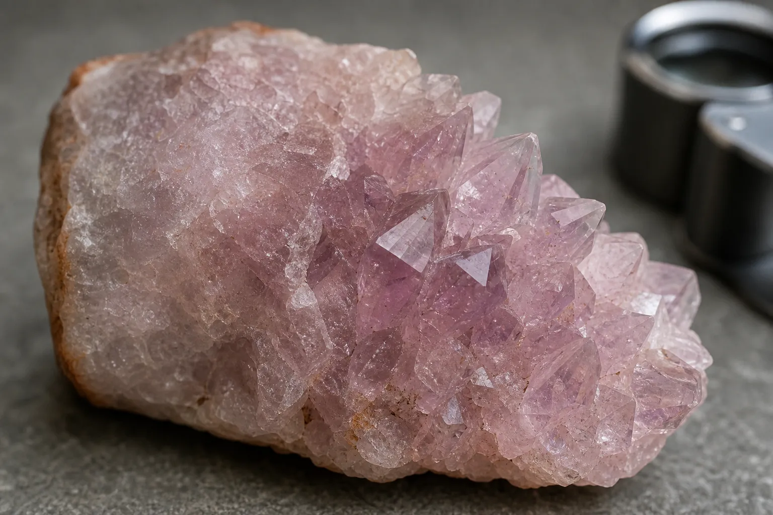Euhedral Clarity: Why True Pink Amethyst Forms Perfect Crystals