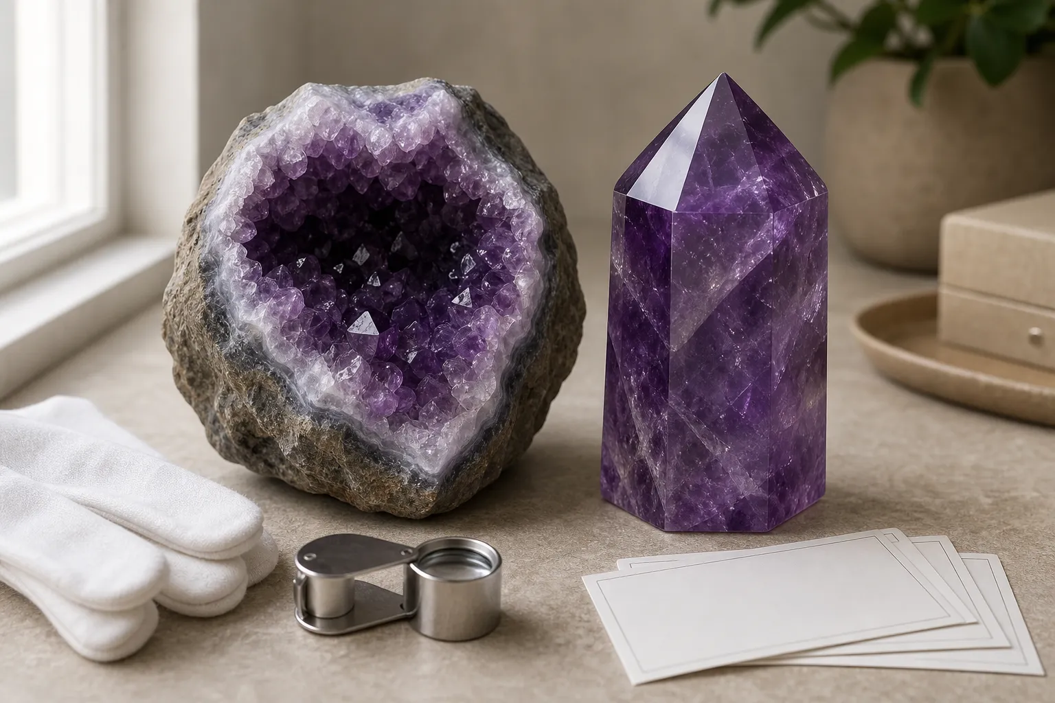The Investor's View: Rough Geodes vs. Precision Cut Points