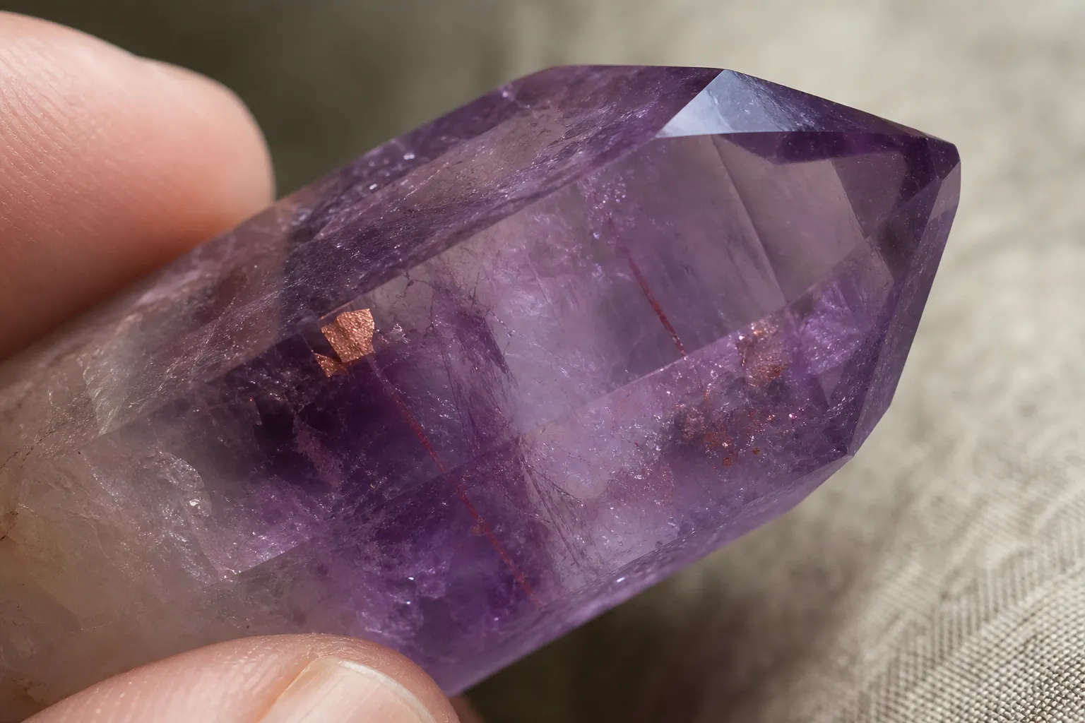 Is It Lepidocrocite or Hematite? Solving the Amethyst Debate