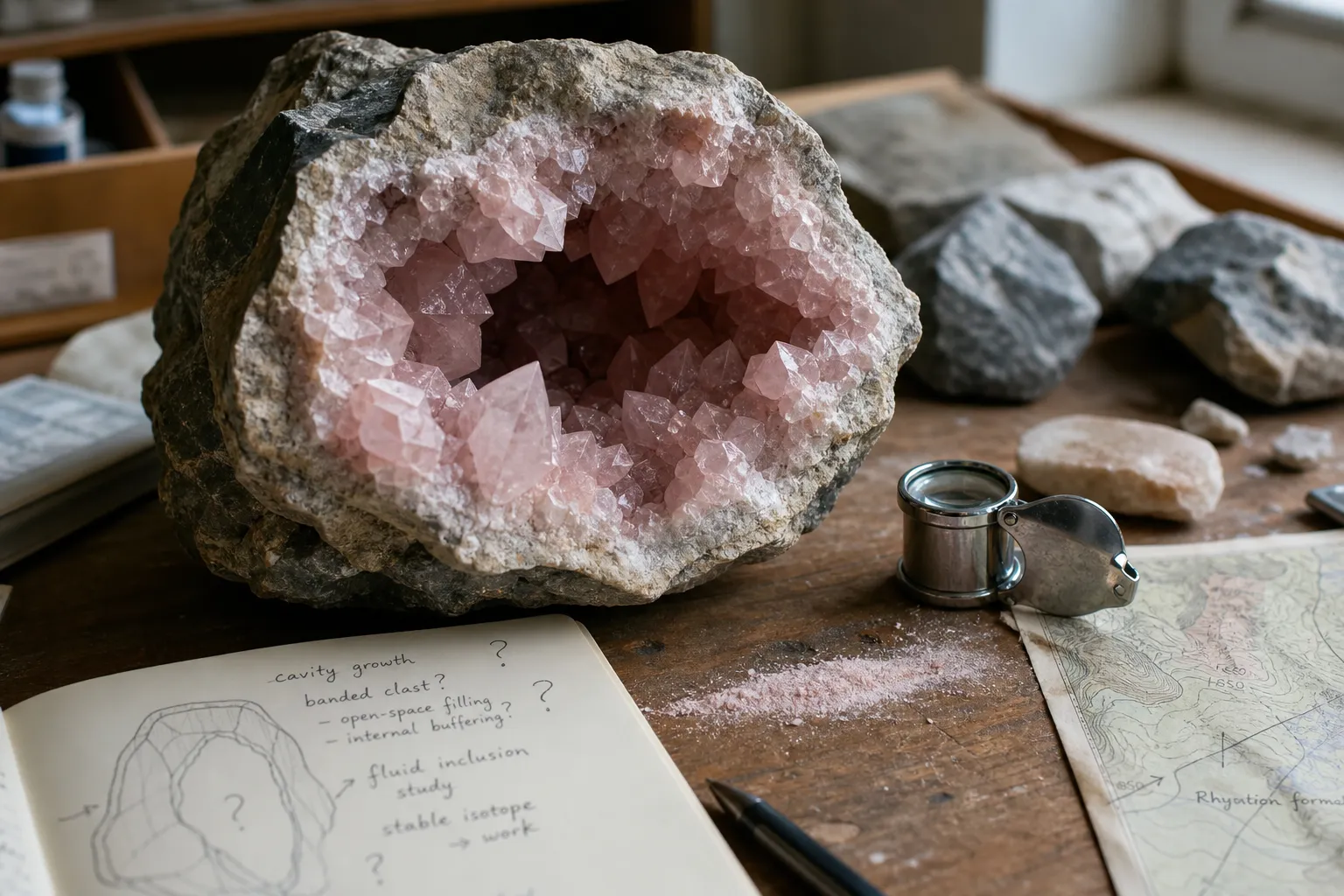 Inside the Neuqu茅n Basin: How Cretaceous Cavities Birthed Pink Amethyst