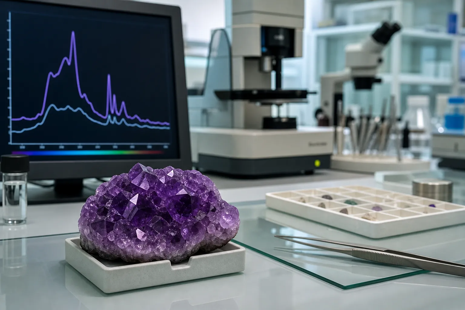 Inside the Gem Lab: How Spectroscopic Baselines Catch Treated Crystals